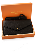 Pochette Félicie Monogram Empreinte Leather – Black